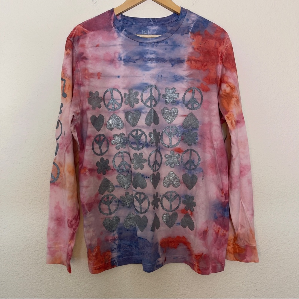 DIY Tie Dye Painted L/S Tee